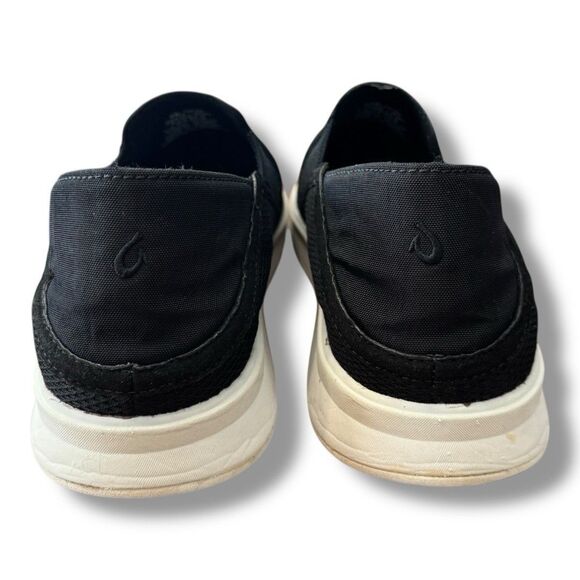 Olukai Ki'ihele Slip-On Sneakers Comfort Shoes Black Lightweight Women’s Size 8 - Picture 4 of 8